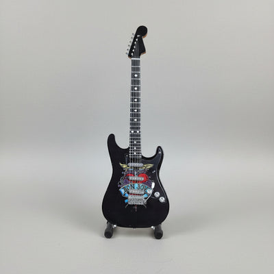 Minature Guitar on Stand Bon Jovi 24x8x1cm