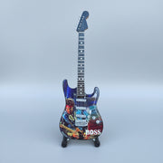 Minature Guitar on Stand Bruce Springsteen 24x8x1cm
