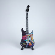Minature Guitar on Stand Queen 24x8x1cm
