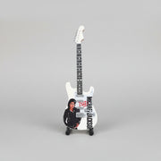 Minature Guitar on Stand Michael Jackson 24x8x1cm