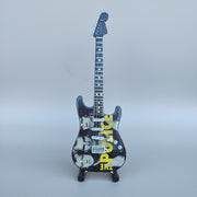Minature Guitar on Stand The Police 24x8x1cm