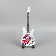 Minature Guitar on Stand Rolling Stones 24x8x1cm