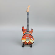 Minature Guitar on Metallica 24x8x1cm