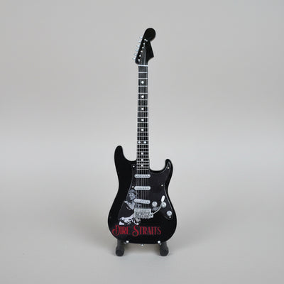 Minature Guitar on Stand Dire Straits 24x8x1cm