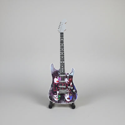 Minature Guitar on Stand Kiss 24x8x1cm