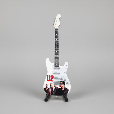 Minature Guitar on Stand U2 24x8x1cm