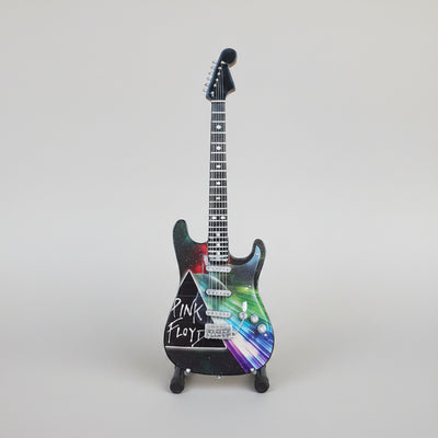 Minature Guitar on Stand Pink Floyd 24x8x1cm