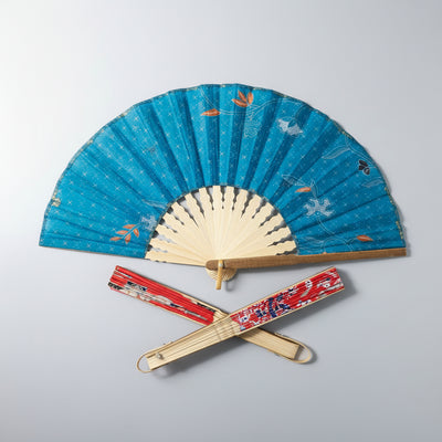 Fabric Fans Set 6 Assorted