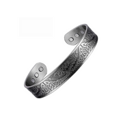 Copper Magnet Bracelet Tree of Life Silver