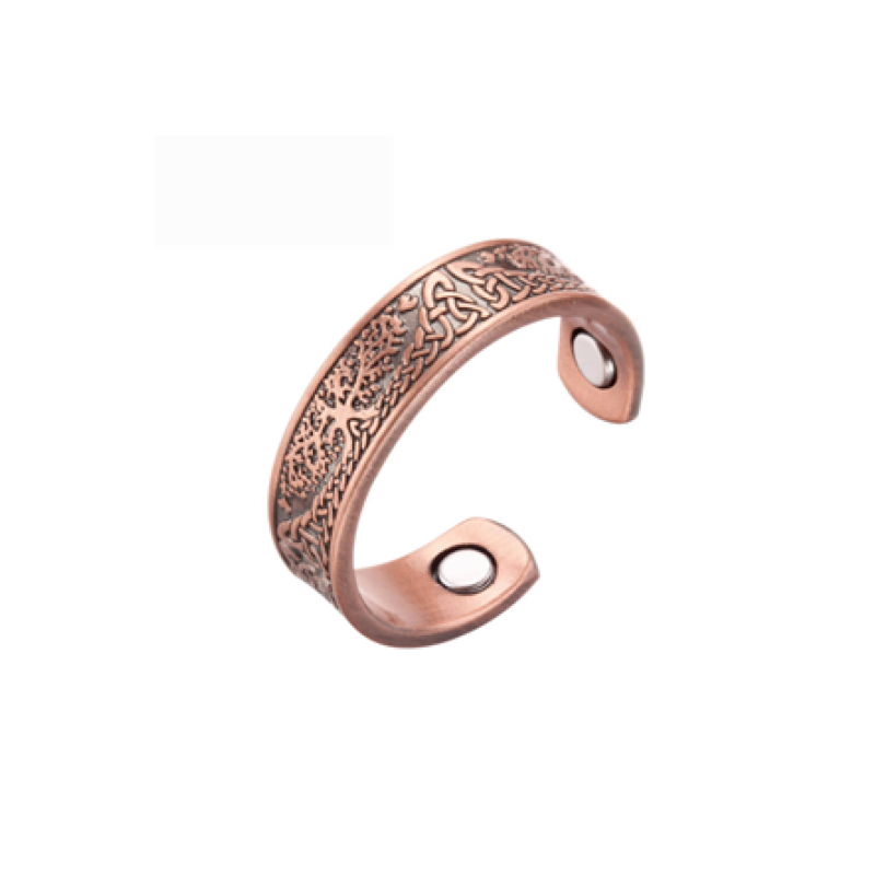 Copper Bracelet Tree of Life With Magnets