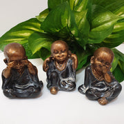 3 Monk Hear / See / Speak No Evil Blue
