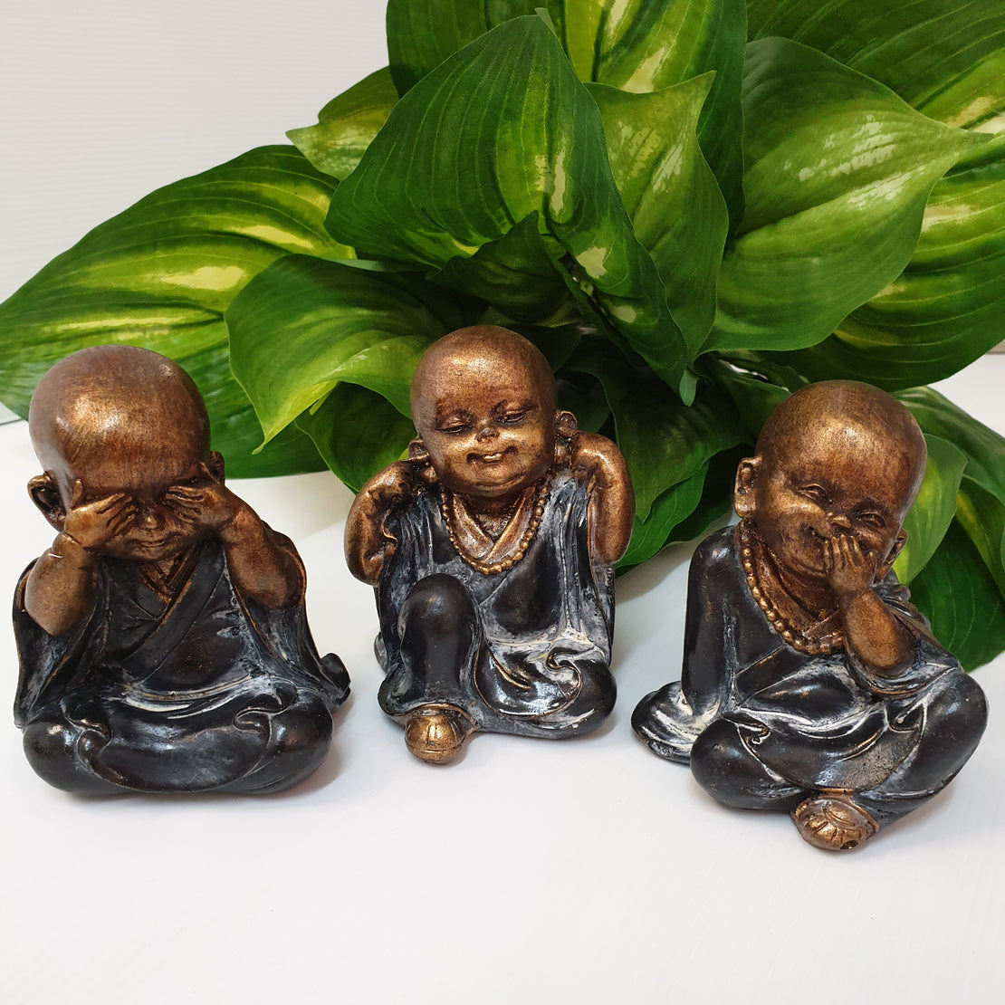 3 Monk Hear / See / Speak No Evil Blue