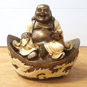 Happy Buddha on Ingot