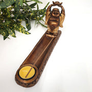 Long Incense & Candle Holder Gold Ingot