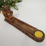 Long Incense & Candle Holder Gold Sack
