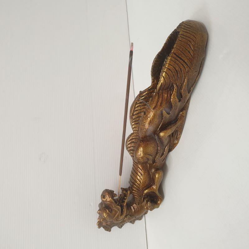 Lying Dragon Incense Holder Antique