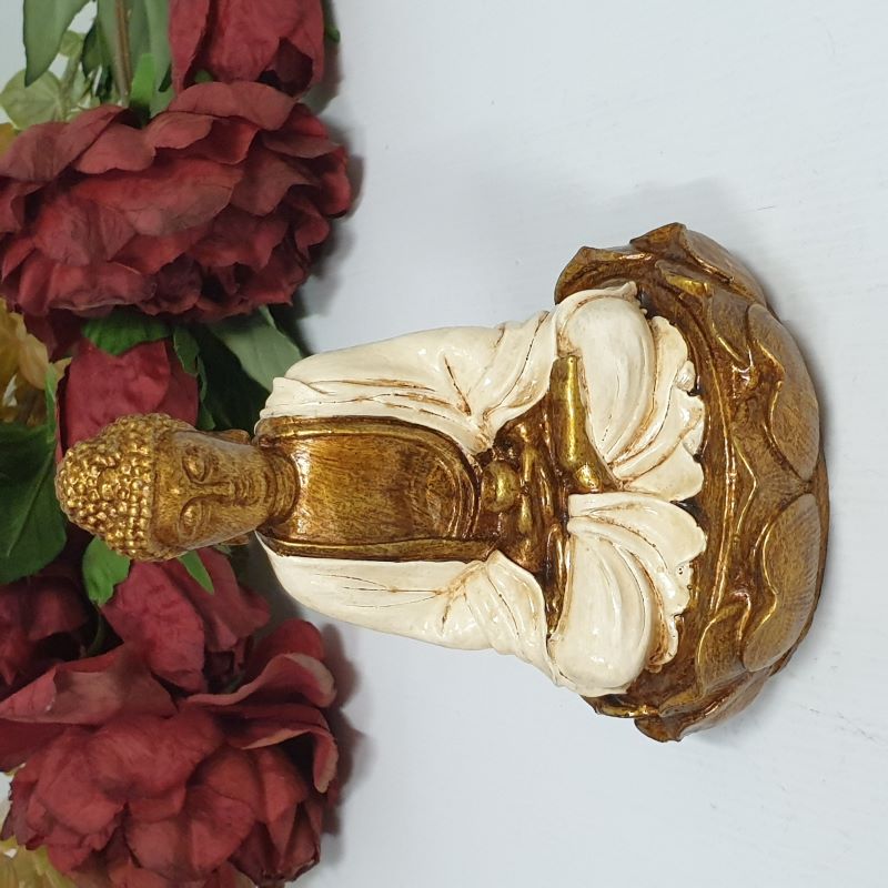 Buddha Sitting on Lotus Cream