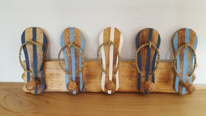 JANDLES WITH 5 HOOKS BLUE/WHITE