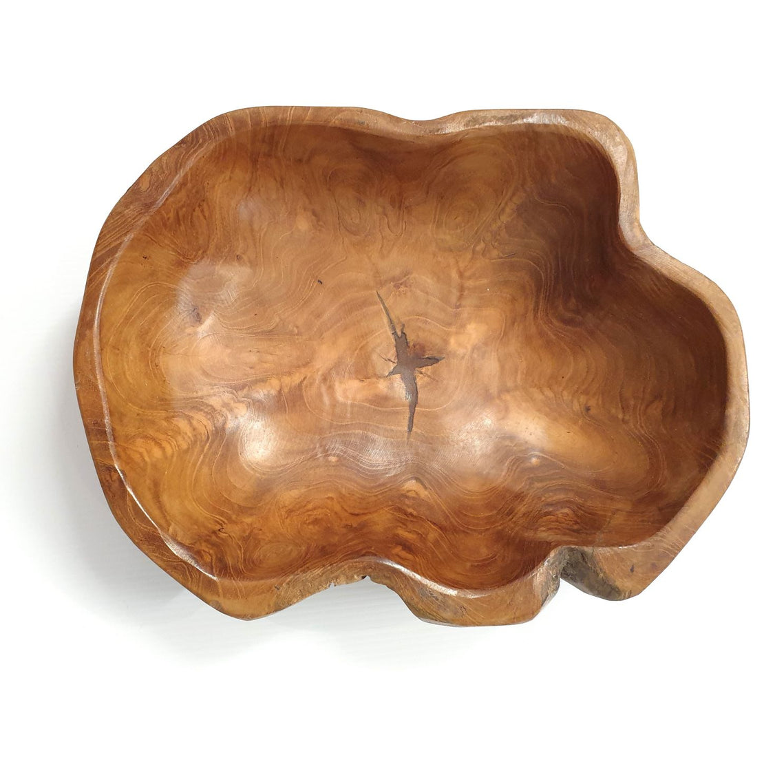 Cemong Teak Rustic Bowl 35cm