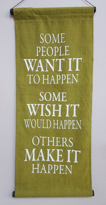 HANGING AFFIRMATION SOME PEOPLE GREEN