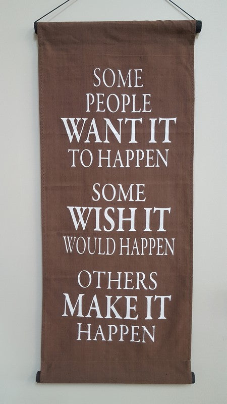 HANGING AFFIRMATION SOME PEOPLE MOCCA