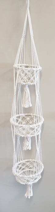 Macrame Pot Plant Hanger 3 Tier