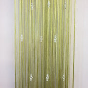 Beaded Fly Screen String Curtain 1 m x 2 m-Green