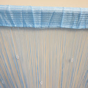Beaded Fly Screen String Curtain 1 m x 2 m-Blue