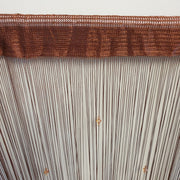 Beaded Fly Screen String Curtain 1 m x 2 m-Brown
