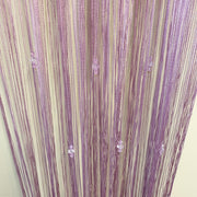 Beaded Fly Screen String Curtain 1 m x 2 m-Purple