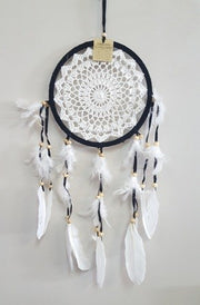 CROCHET DREAMCATCHER 22cm-BLACK