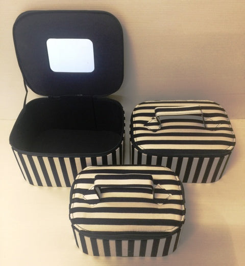 STRIPED COSMETIC BAGS SET3