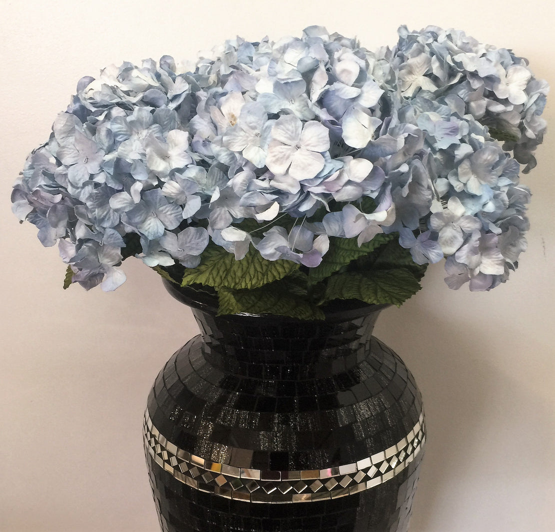 ROYAL BLUE HYDRANGEAS SET3