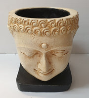Buddha Face Planter- Cream