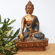Buddha Holding Bowl-Blackwash