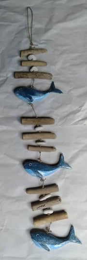 HANGING MOBILE WHALES