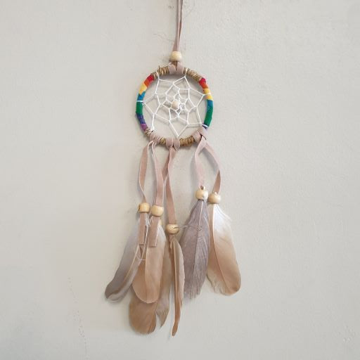 Crochet Dream Catcher- 6 cm Brown